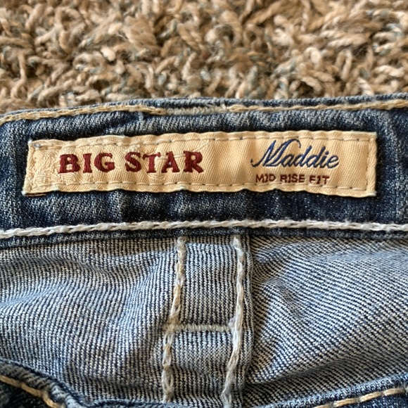 BIG STAR jean Sz 27R Maddie mid-rise fit - Picture 4 of 6